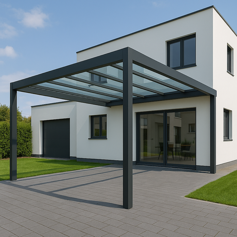 Carport mit Glasdach in Reutlingen